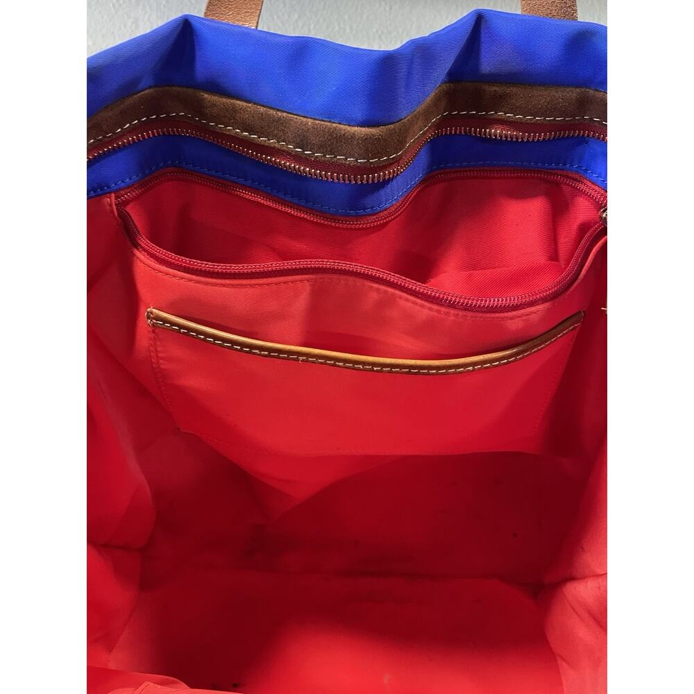 Dooney & Bourke X Large Nylon Windham Leighton Tote Bag Blue-Beach Bag J11628497 - Picture 12 of 16